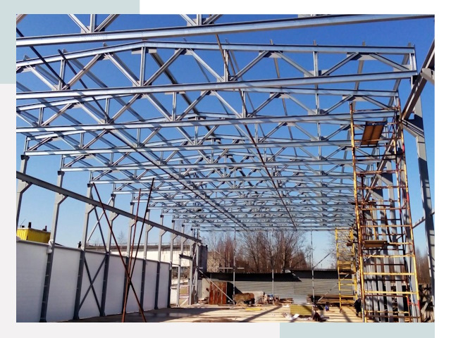 Строительство цехов в Отрадный от 652 руб. под ключ