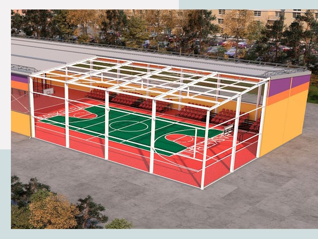 Спортивные сооружения в отрадном