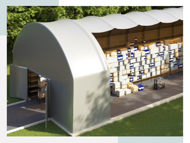 Тентовые ангары в отрадном