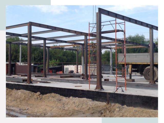 Фундамент для ангаров в отрадном