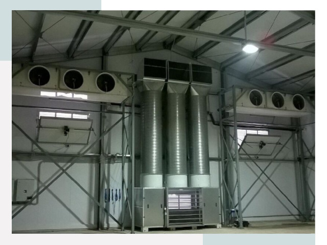 Инженерные системы для ангаров в отрадном