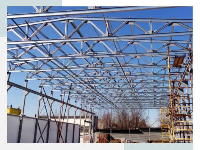 Металлокаркасы для складов в отрадном