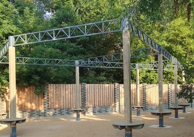 Терраса из металлоконструкций под ключ, проектирование, изготовление и монтаж от СтальСтрой-Трд